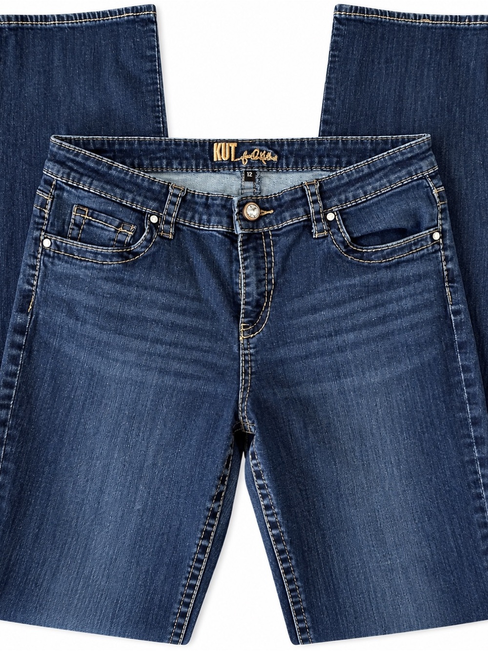 Kut from the Kloth Women's Dark Blue Bootcut Jeans